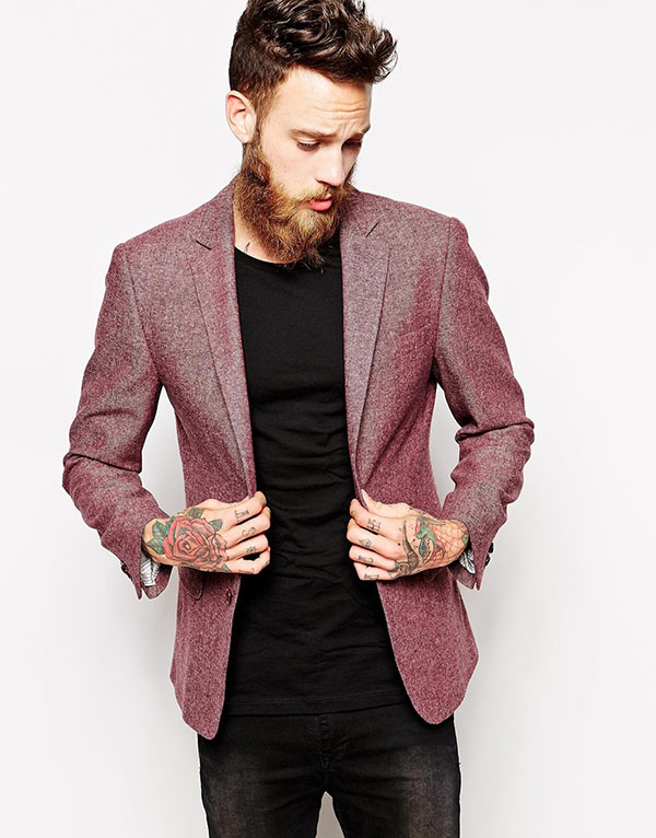 River Island Smart Textured Blazer